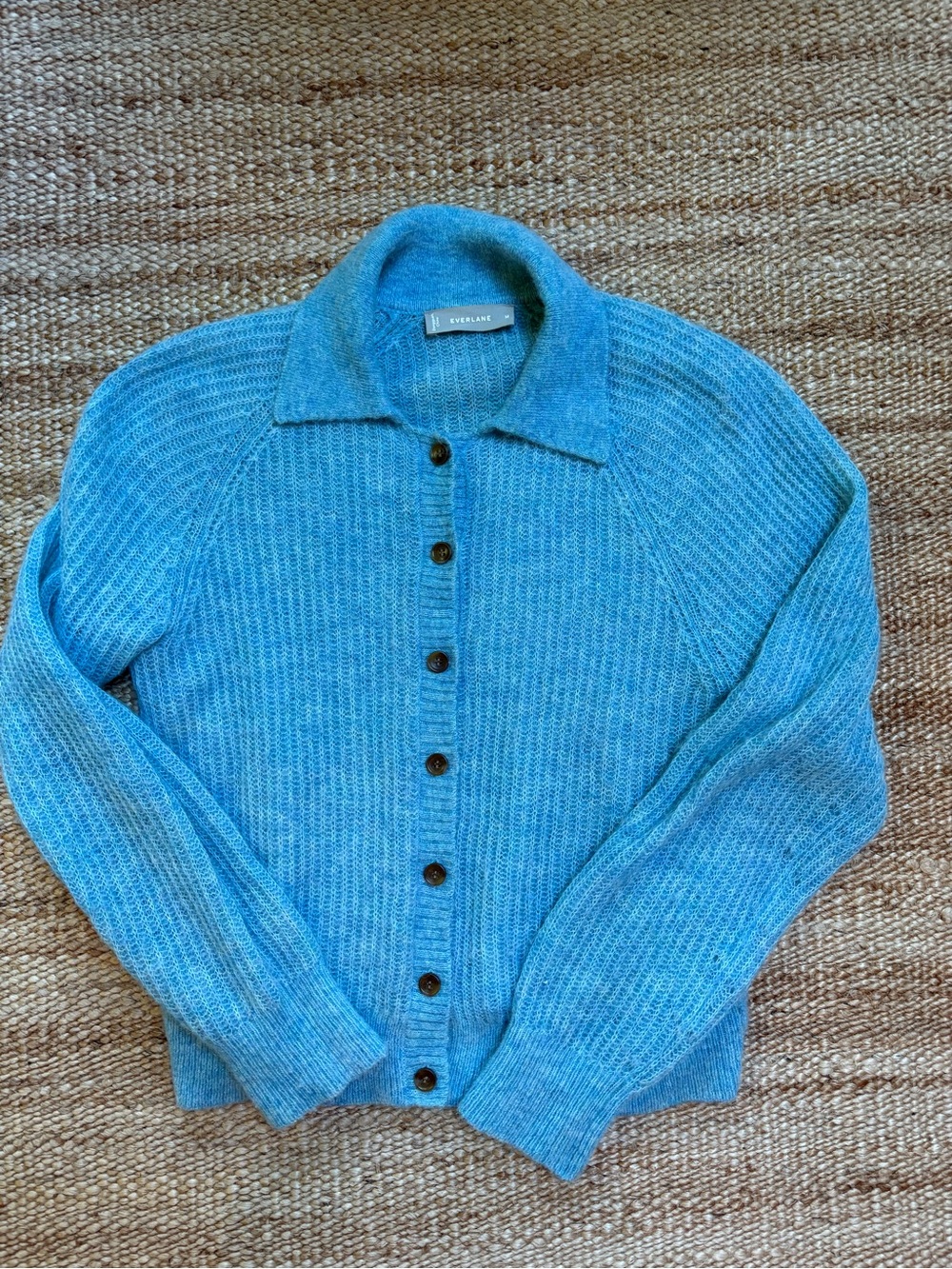 Everlane Alpaca Collared Cardigan